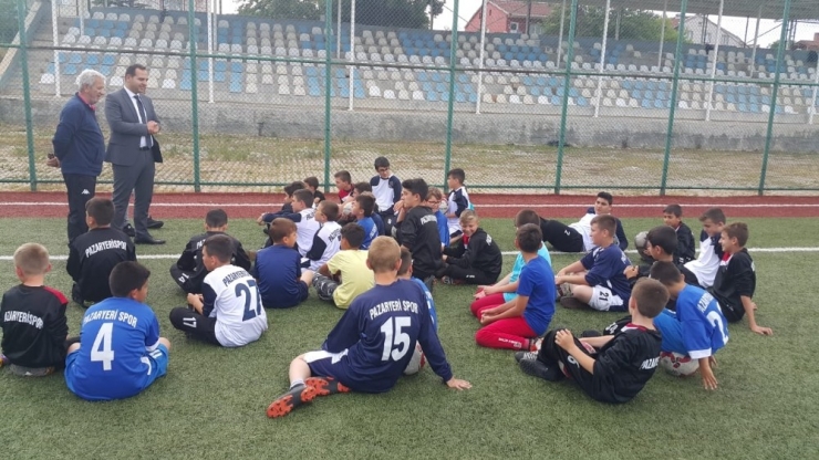 Kaymakam Güven’den Futbol Okuluna Ziyaret