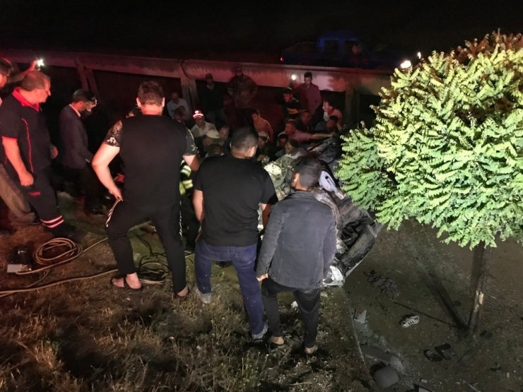 Konya’da İki Otomobil Çarpıştı: 5 Yaralı