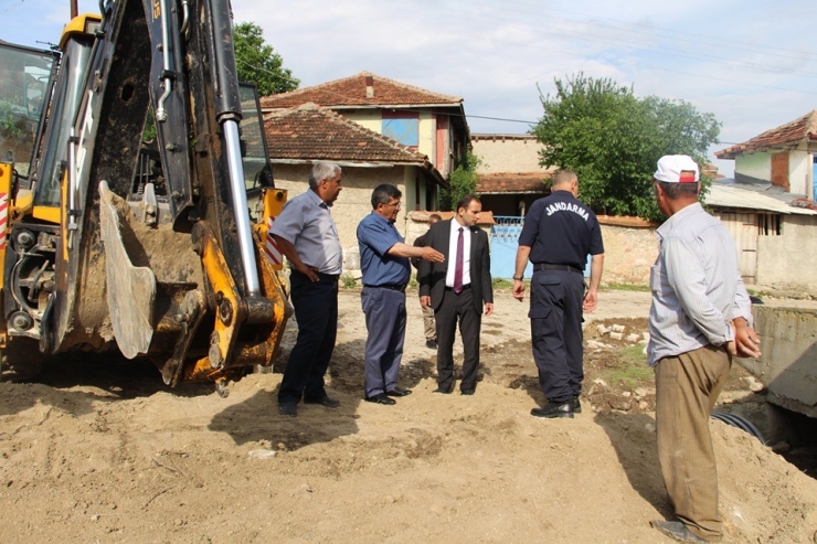 Selden Zarar Gören Köyde Çalışmalara Başlandı