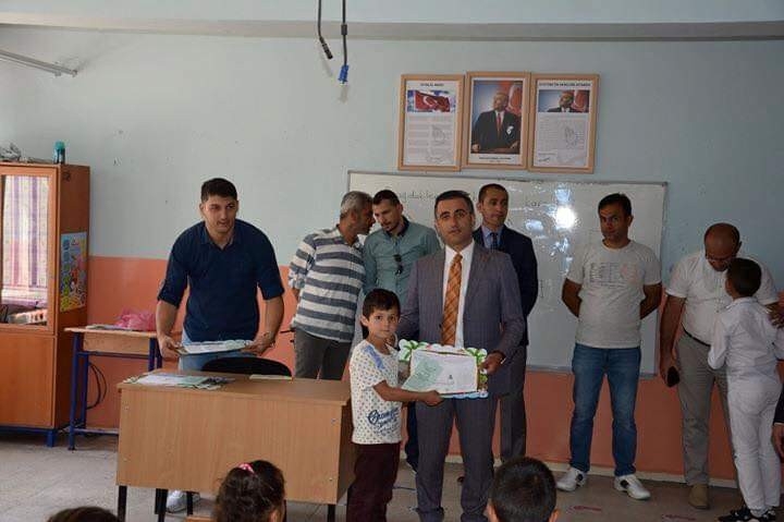 Güroymak’ta Karne Dağıtım Töreni