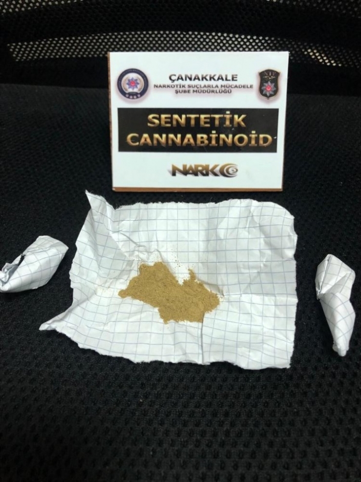 Çanakkale’de Uyuşturucu Operasyonu