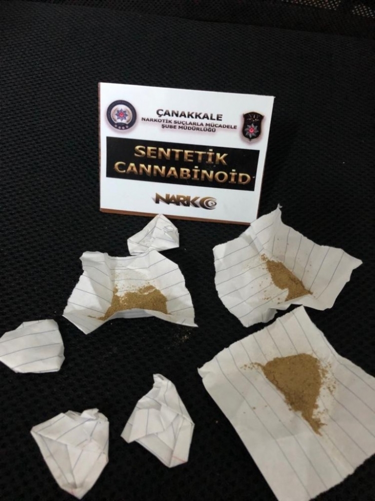 Çanakkale’de Uyuşturucu Operasyonu