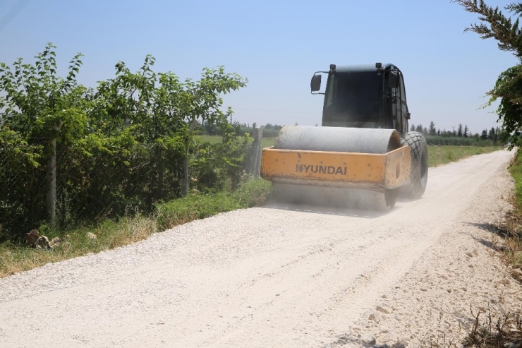 Haliliye’de Yol Yapım Çalışmaları Sürüyor