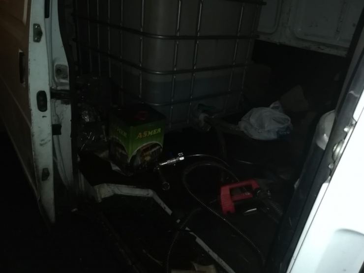 Akaryakıt Kaçakçısı Suçüstü Yakalandı