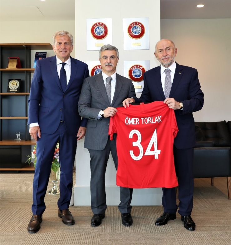 Rekabet Kurumu Başkanı Ömer Torlak’tan Başkan Özdemir’e Ziyaret