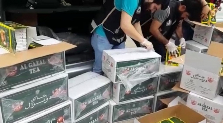 Çay Görünümlü Kaçak Sigara Sevkıyatı Polise Takıldı