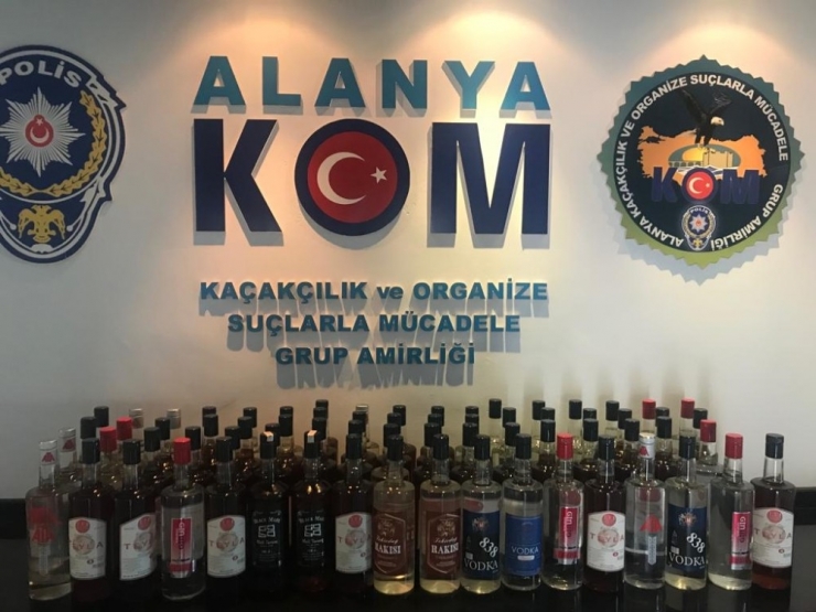 Alanya’da 3 Otele Kaçak Ve Sahte İçki Operasyonu