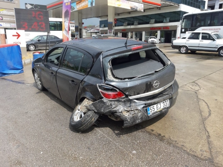 Samsun’da Zincirleme Kaza Ucuz Atlatıldı