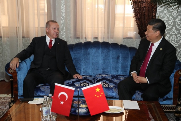 Cumhurbaşkanı Erdoğan Çin, Rusya, Özbekistan Liderleriyle Görüştü