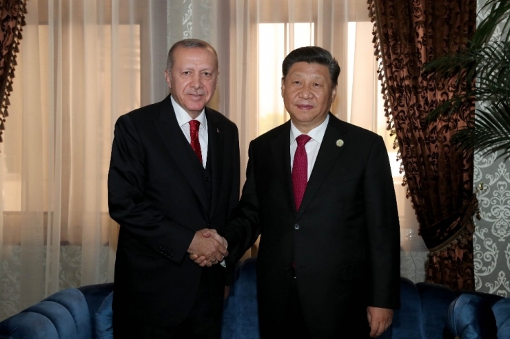 Cumhurbaşkanı Erdoğan Çin, Rusya, Özbekistan Liderleriyle Görüştü