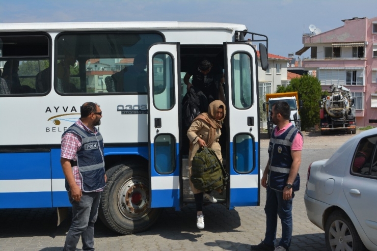 Ayvalık’ta 41 Afgan Mülteci Yakalandı