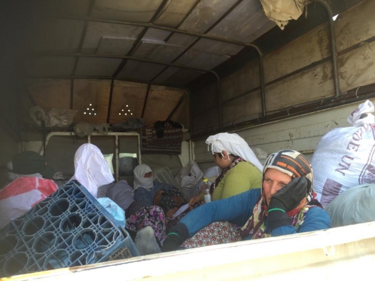 Polisten İşçi Taşıyan Araçlara Sıkı Denetim