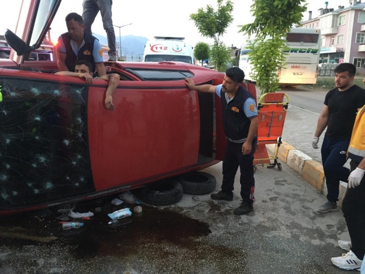 Van’da Trafik Kazası; 1 Yaralı