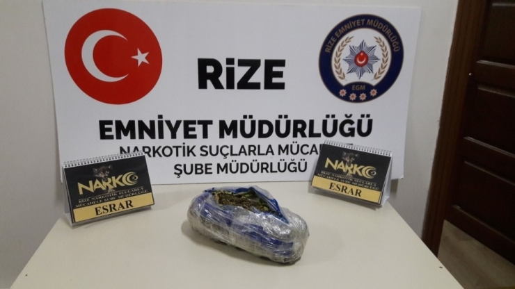 Rize’de Uygulama Noktasında Uyuşturucu Ele Geçirildi