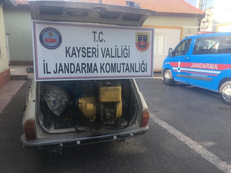 Su Motoru Ve Sulama Borusu Çalan İki Kişi Yakalandı
