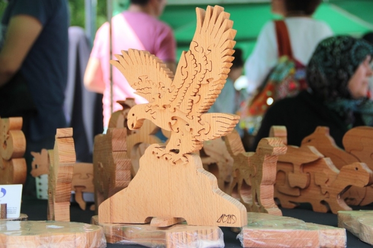 Uluslararası Ahşap Heykel Festivali Başladı