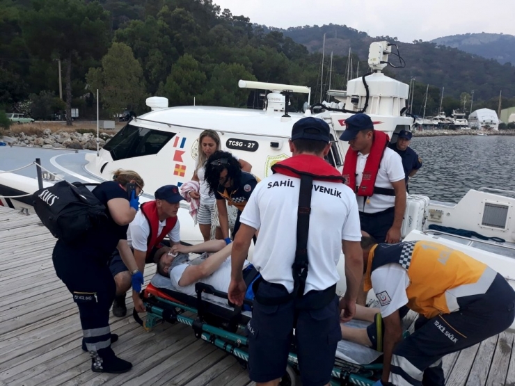 Sahil Güvenlikten Denizde Tıbbi Tahliye