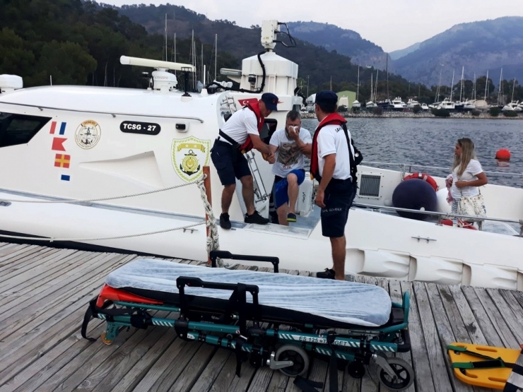 Sahil Güvenlikten Denizde Tıbbi Tahliye