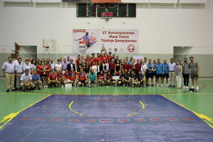 Masa Tenisi Türkiye Şampiyonası Marmaris’te Yapıldı