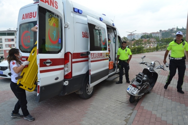 Motosiklet Kazası, 1 Yaralı