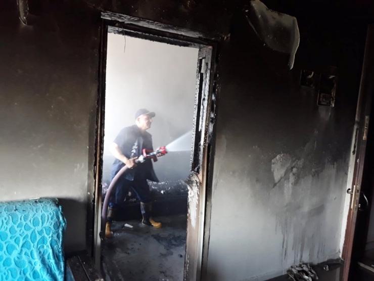 Edirne’de Ev Yangını