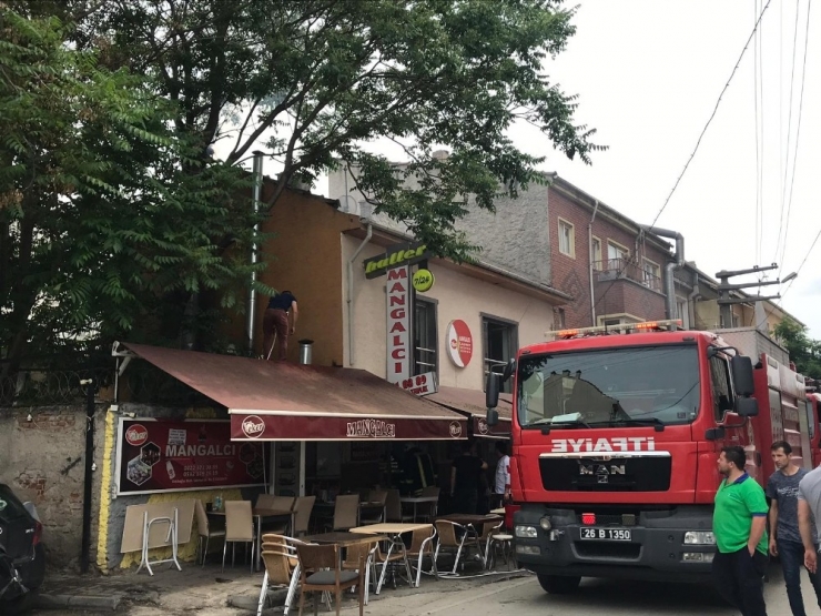 Eskişehir’de Baca Yangını Panik Oluşturdu