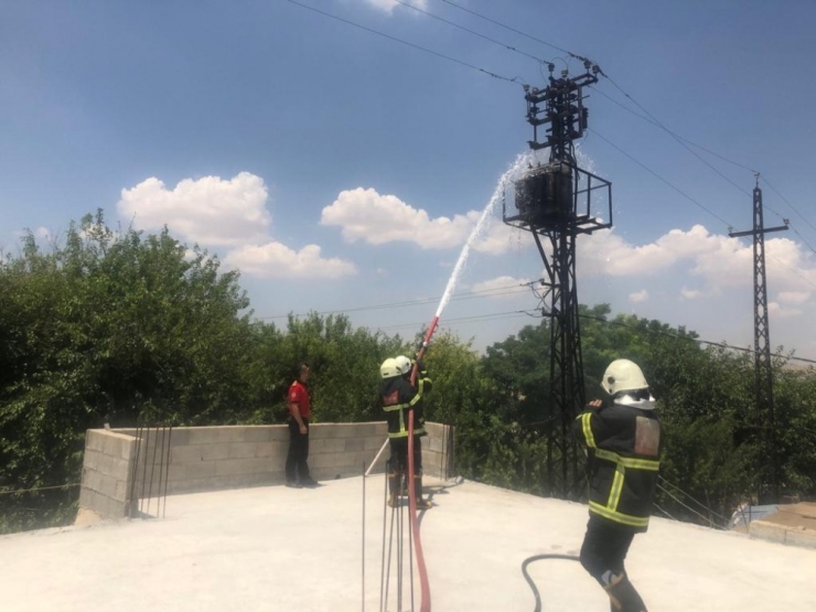 Şanlıurfa’da Trafo Yangını