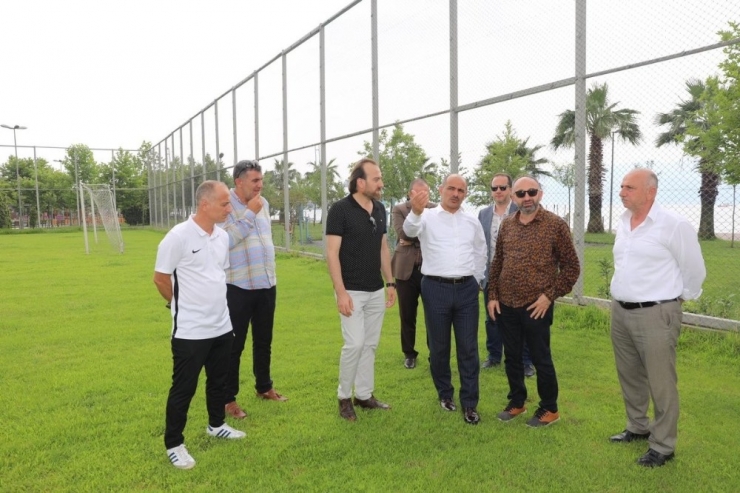 Başkan Söğüt Ve Üzülmez, Kocaelispor’un Yeni Tesislerini Gezdi