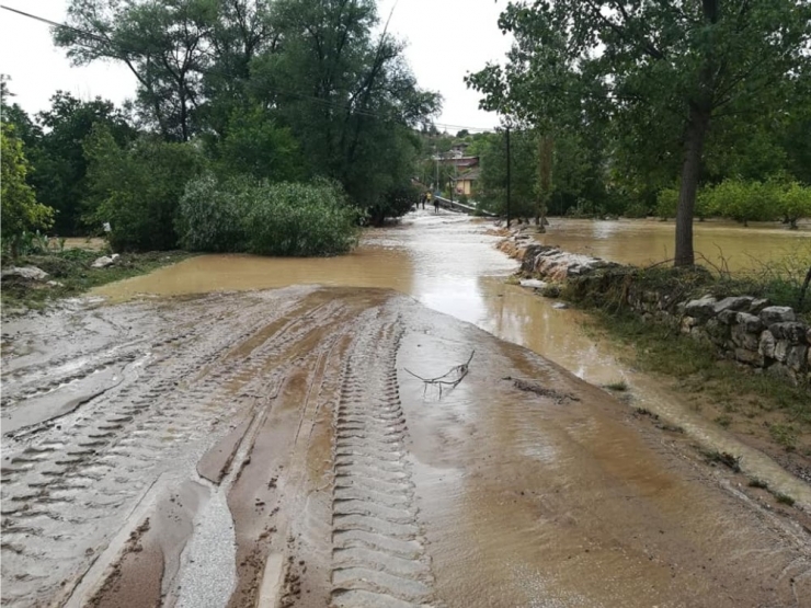 Amasya’da 6 Köyü Sel Vurdu