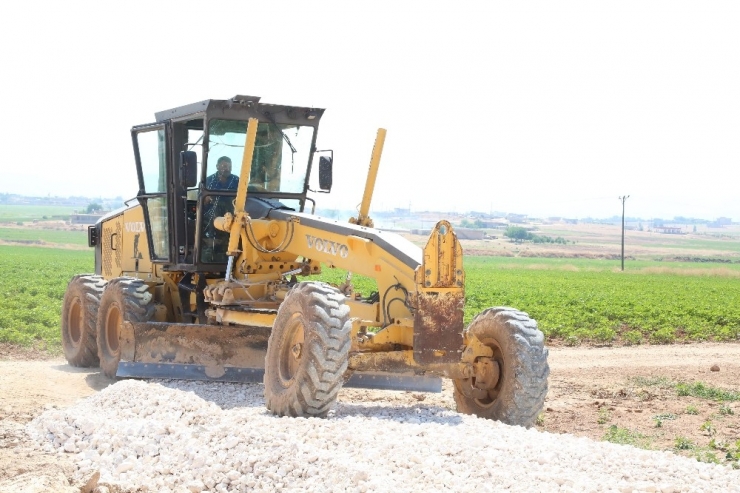 Haliliye’de Yol Yapım Çalışmaları Sürüyor