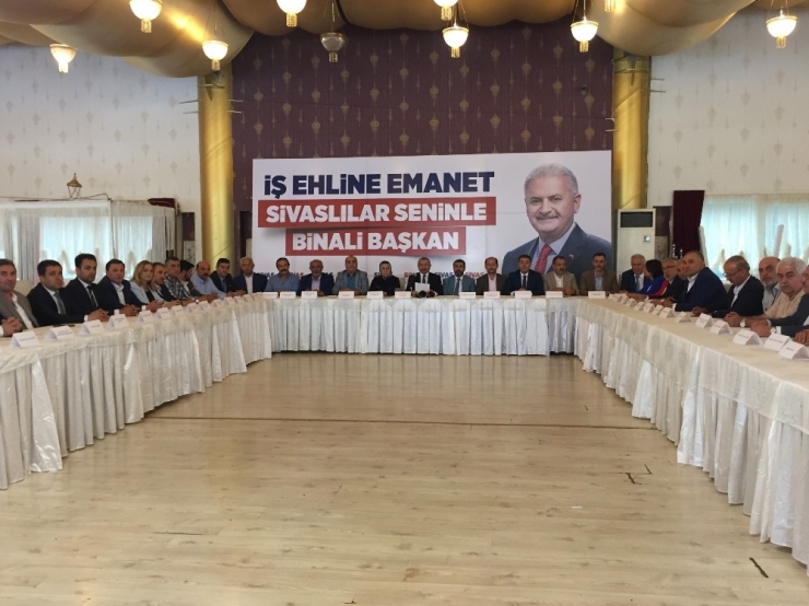 Sivaslılardan Binali Yıldırım’a Tam Destek