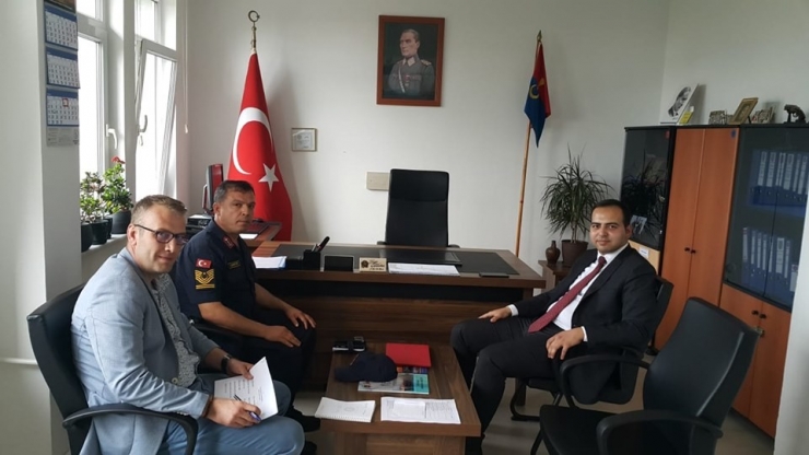 Pazaryeri Kaymakamı Güven İlçe Jandarma Komutanlığı’nı Ziyaret Etti
