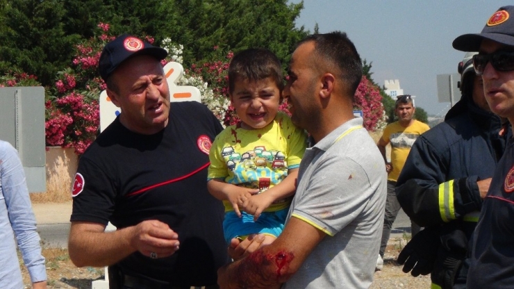 Manavgat’ta Trafik Kazası: 1’i Çocuk, 7 Yaralı