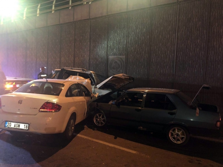 Denizli’de Alt Geçitte Akıl Almaz Kaza