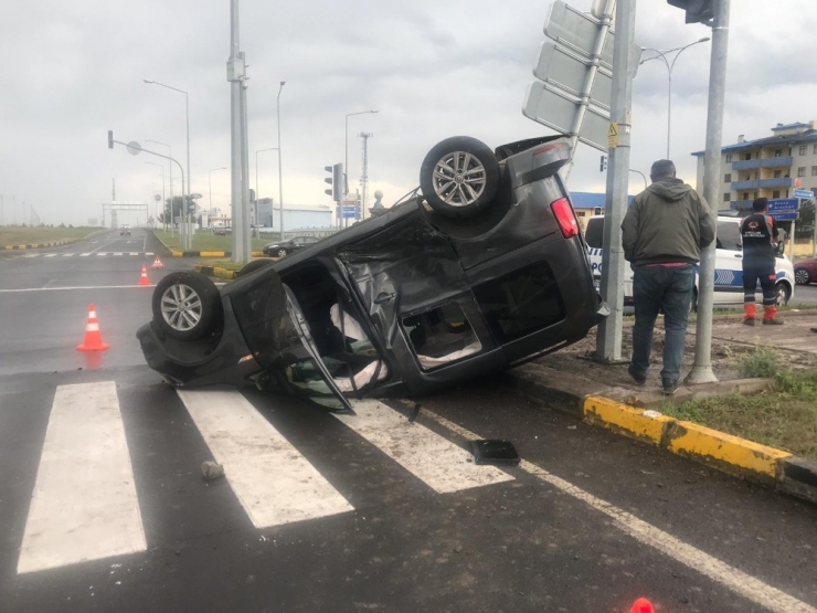 Kars’ta Trafik Kazası: 1 Yaralı