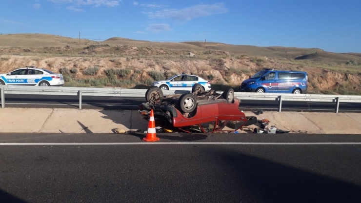 Kayseri’de Otomobil Takla Attı: 4 Yaralı