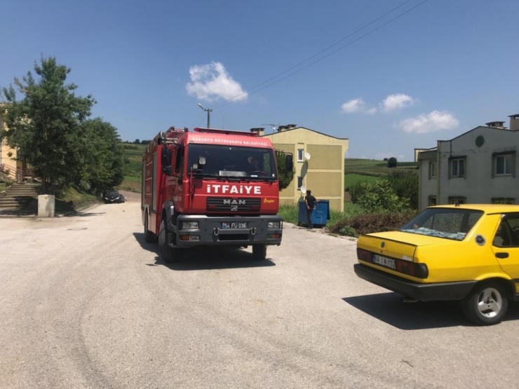 Komşularına Kızıp Apartmanı Ateşe Verdiği İddiası