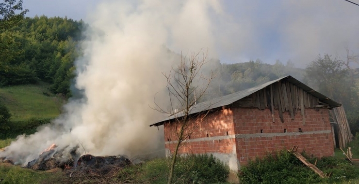 Sinop’ta Ev Yangını