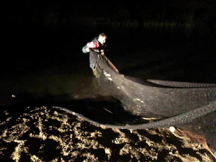 Jandarmanın Balık Nöbeti Devam Ediyor
