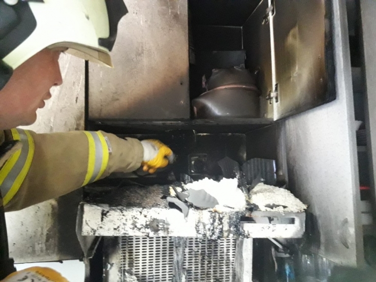 Burhaniye’de Mutfakta Çıkan Yangın Korkuttu