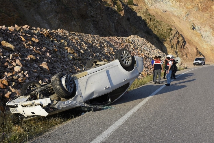 Gümüşhane’de 2 Ayrı Trafik Kazası: 4 Yaralı