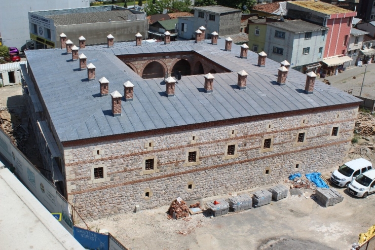 511 Yıllık Tarihi Taşhan’ın Restorasyonunda Son Rötuşlar