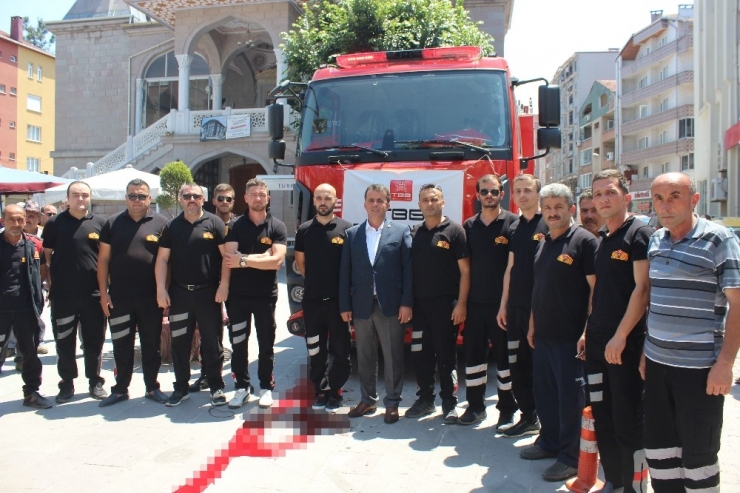 İlk Kez Sıfır İtfaiye Aracına Sahip Oldular