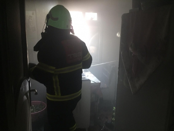 Merzifon’da Ev Yangını