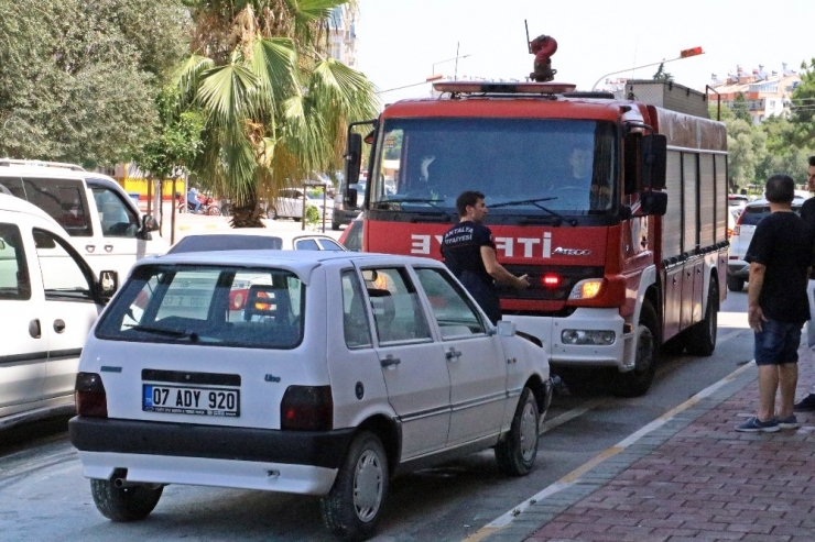 Seyir Halindeyken Yandı