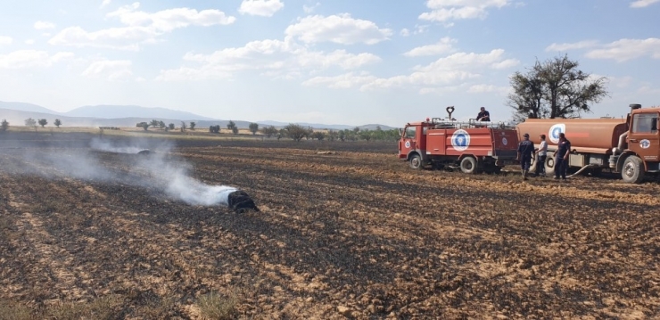 Küçükköy’de Anız Ve Ekin Yangını