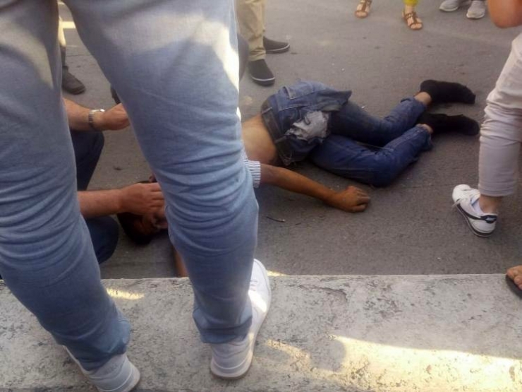 Azeri Gencin Feci Ölümü Güvenlik Kamerasına Yansıdı