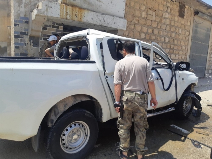 Suriye’de Yol Kenarına Döşenen Bomba Patladı