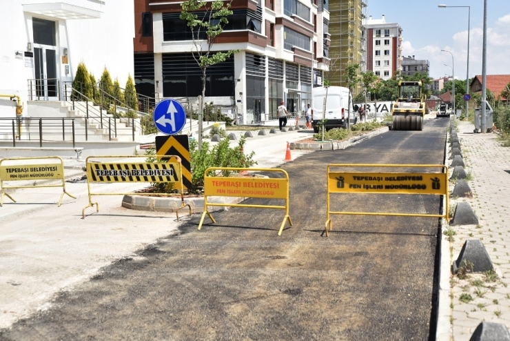 Tepebaşı Bölgesinde Üstyapı Çalışmaları