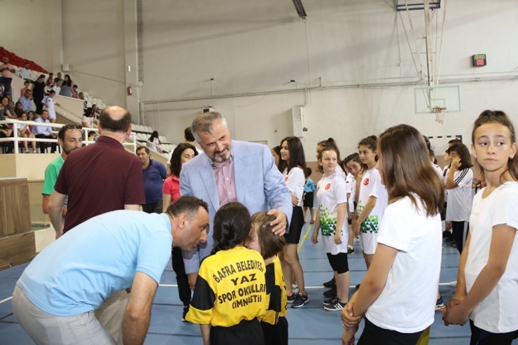Bafra Belediyesi Yaz Spor Okullarına Coşkulu Açılış